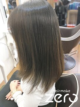 ヘアメイクゼロ 坂戸駅前店(hairmake zero) N.カラー　モノトーン
