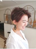 パープルハンサムショート
