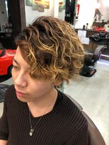 ヒロギンザ 浜松町店(HIRO GINZA)&nbsp;ガクト【Gackt】スパイラルパーマヘア<ヒロ銀座/浜松町/理容室>