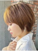 30代40代50代◎大人ナチュラルレイヤーショートボブ 表参道 橋本