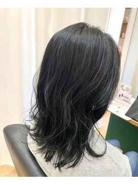 リシェールグリーン 越谷花田店(RICHAIR GREEN) ブルーブラック♪