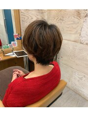 韓国スタイル/ミセスショート/艶髪/髪質改善縮毛矯正/香椎/千早