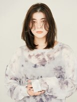 オンク 新宿(onk)&nbsp;黒髪/グレーベージュ/レイヤーロング/前髪パーマ[新宿駅]