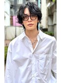 【ROJITHA原宿表参道】アップバングウルフ×メンズパーマ
