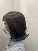 グロー(glow)&nbsp;冬にピッタリの寒色系インナーカラー♪♪