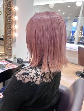 コワファースト  させぼ五番街店(COIFF1RST) 黒髪卒業！ペールピンク★