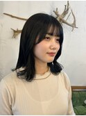 前髪ストレート/酸性ストレート