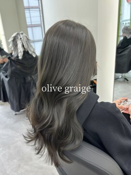 アルドーレ(Ardore) ブリーチなし/赤み消しカラー/透明感オリーブ☆【小山田繭】