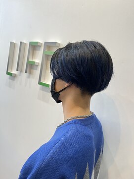 ヘアーメイクスタジオ ライフセカンド(HAIR MAKE STUDIO LIFE 2ND) サファイア/ハイライト/センターパート