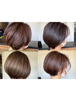 大人女性の髪のエイジングケア☆気になり始めた白髪もカバーし、おしゃれ×上品に◎[白髪ぼかし/北区/王子]