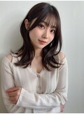 大人可愛い20代30代40代インナーカラー小顔ウルフレイヤーボブ