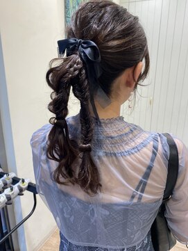 モリオフロムロンドン 大宮店(morio from London) 【大宮】結婚式ポニーアレンジ