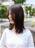 ミディアムレイヤー【髪質改善/ヘッドスパ/縮毛矯正/いわき】
