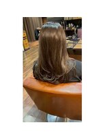 ランソ 成田店(RUNSO)&nbsp;小顔に見せる×グレージュ×レイヤーカット