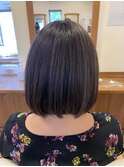 アイロン無しで叶うボブ