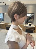 大人美人ショート/ショートカット/白髪ぼかし/髪質改善/30代40代
