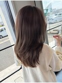 ミディアムレイヤー*透明感ベージュ*山本優舞