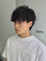 クロト(Clotho)&nbsp;波巻き/スパイラルパーマツイストスパイラルメンズカットウルフ