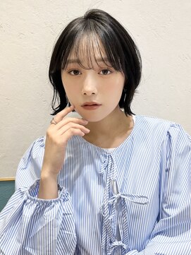 ロンド レグリーズ 立川(Lond leglise) ミニウルフレイヤーカット顔周り前髪韓国ショートボブ/立川