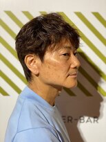 バーバーバー 四谷(BARBER-BAR)&nbsp;ビジネス爽やかシャドーパーマスタイル