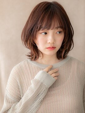 カバーヘア ブリス 上尾西口店(COVER HAIR bliss) □イヤリングカラーくびれボブウルフカット416★上尾20代30代