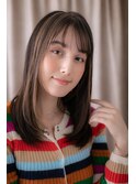 □大人ハイライト美髪レイヤーロング403戸田公園10代20代30代