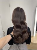 髪質改善＊モカブラウンくびれヘアロング＊美髪【Zina渋谷駅前】