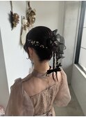 お呼ばれヘア