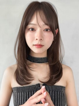 キリ 表参道(kyli) 艶感ワンカールナチュラルカールうるツヤグランマッシュ前髪