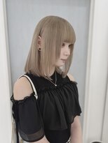 ネフ(NeF)&nbsp;【NeF】ミルクティパールベージュのミディアムレイヤー