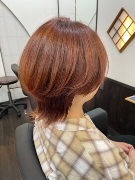 髪化粧 トラスト(trust) ショートウルフ