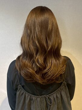 ノッポサン(Noppo3) ロング ブラウンカラー 髪質改善トリートメント 20代30代 艶髪