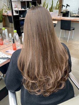 ディフィーノ 青山(DIFINO) レイヤーカット/顔まわりカット/ブリーチなし透明感カラー/青山