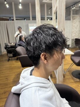 クール 大和八木駅前店(Coeur) #メンズマッシュ　#波巻きパーマ　#大和八木メンズ