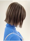 【松戸 松田】大人ボブ 切りっぱなしレイヤーボブ