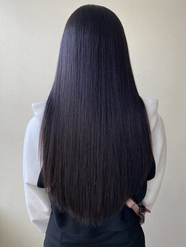 エクラート イーリス 高田馬場店(ECLART IriS) ダークラベンダーグレージュ×艶髪ストレート