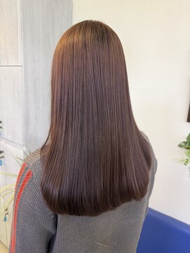 エスハートオブヘアー 植田店(ES Heart of HAIR) やわらかピンクベージュ