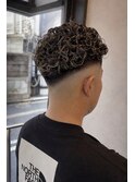 MEN’S HAIR/サーフカール/刈り上げセンターパート/千葉駅