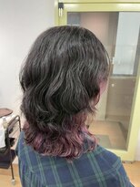 ハイレート ウニクス川越店(Hairate)&nbsp;【Hairate本川越】インナーカラー＊ピンクバイオレット
