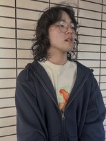 シム 千葉(sim)&nbsp;メンズミディアムパーマ　stylist  nana 【千葉駅】