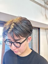 エクリボンヌ(equri bonne)&nbsp;ニュアンスパーマでセンターパート