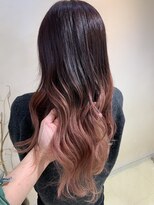 アズールサン 草加西口店(azule-sun)&nbsp;グラデーションカラー,ピンクベージュ,ミルキーピンク【草加】