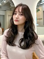 アプリ 大宮西口(appri)&nbsp;１５韓国風ロングレイヤー顔まわりカット前髪艶髪透明感カラー