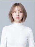 赤み消し/ベージュブラウン/前下がりボブ/二子玉川/30代40代