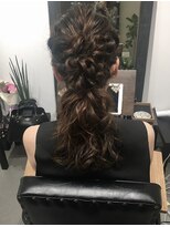 エムエヌエム(MNM.)&nbsp;セミロング×ひとつ結び風set