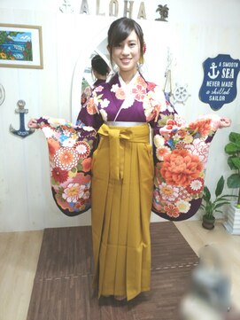 美容室 マハロ(MAHALO) 卒業式 袴