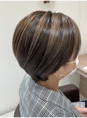 エアータッチバレイヤージュ×プラチナベージュ