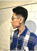 ネオウルフソフトツイストオリーブカラーバーバーカット９