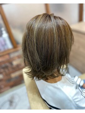 美容室ジェンテ(JENTE) ハイライトカラー