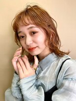 ピークアブー ワン(PEEK-A-BOO ONE)&nbsp;オレンジブラウンカラー＋顔まわりレイヤー